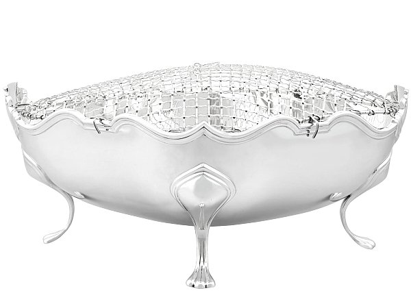 Antique Silver Footed Centrepiece Bowl