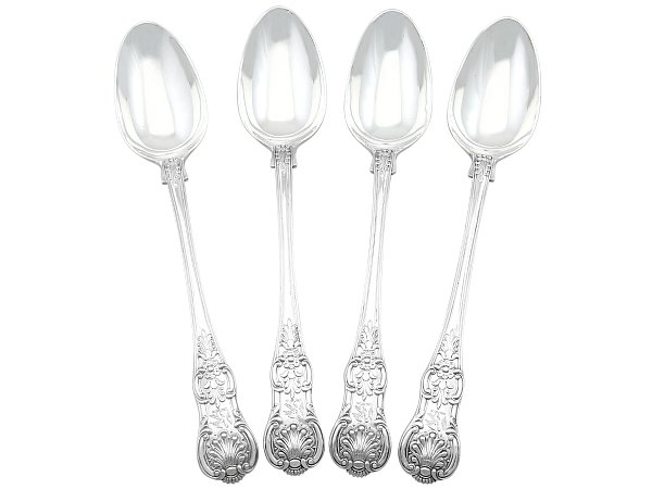 Silver Gravy Spoons in Queens Pattern