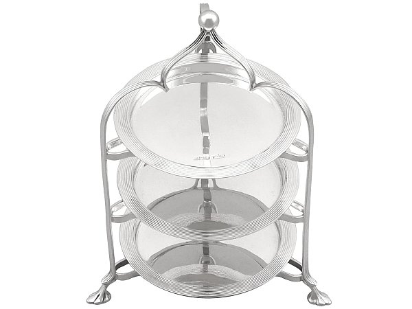Miniature Sterling Silver Cake Stand