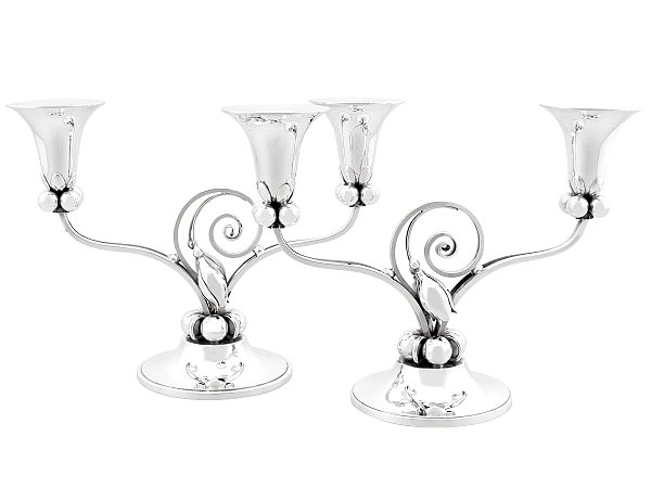 American Sterling Silver Candelabra