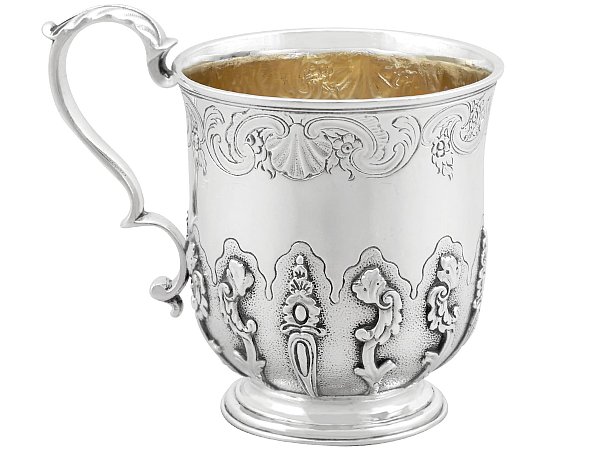Georgian Silver Christening Mug for Sale