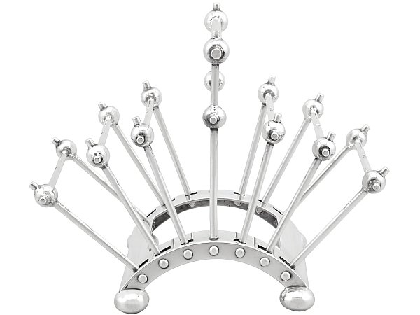 Sterling Silver Articulated Toast Rack