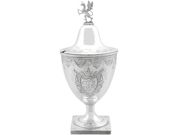 Antique Sterling Silver Sugar Vase