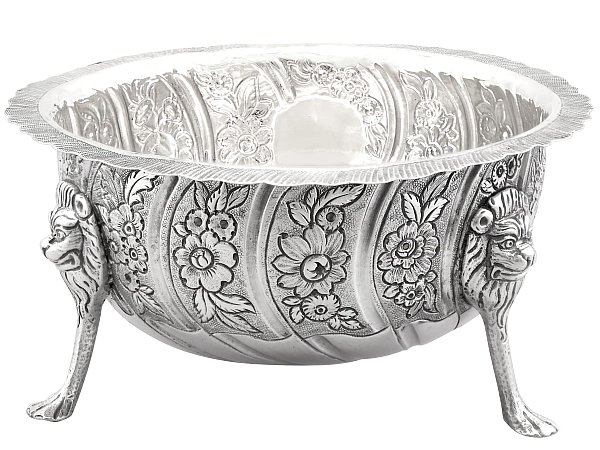 Georgian Silver Footed Sugar Bowl