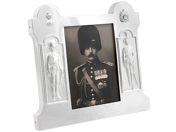 Sterling Silver Military Photo Frame