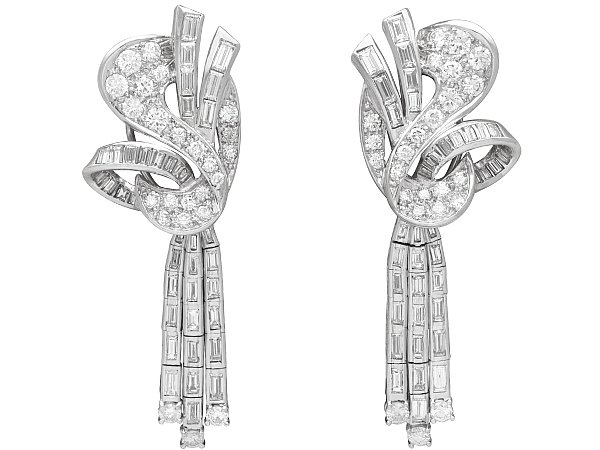 Vintage Diamond Day and Night Earrings
