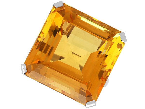 Vintage Gold Citrine Ring