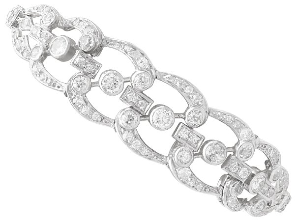 Platinum Diamond Bracelet for Women