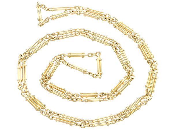 Victorian Gold Chain Necklace