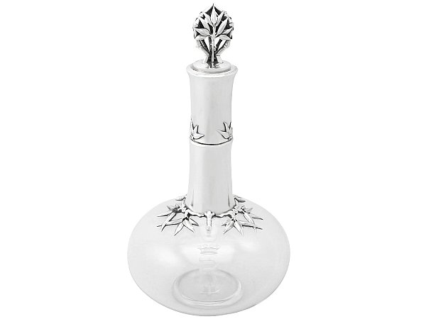 Antique Blown Glass Decanter for Sale