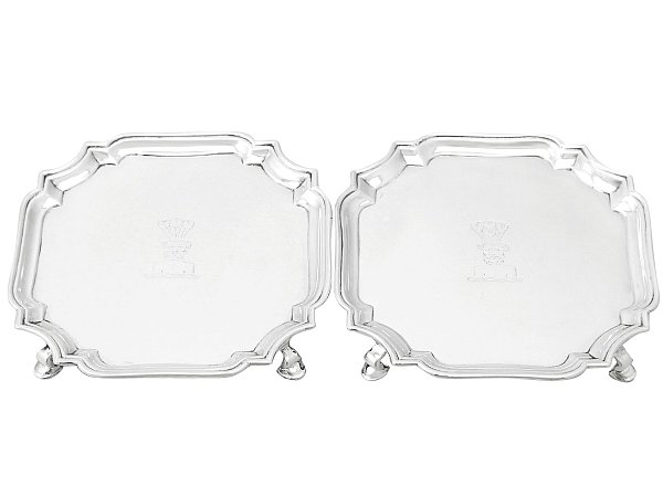 sterling silver waiters