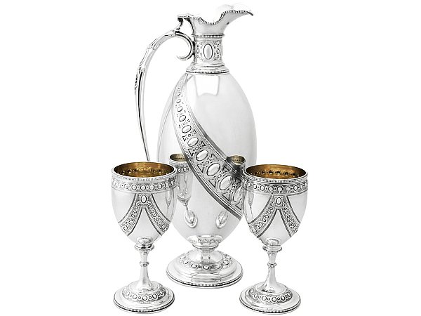 Sterling Silver Claret Jug