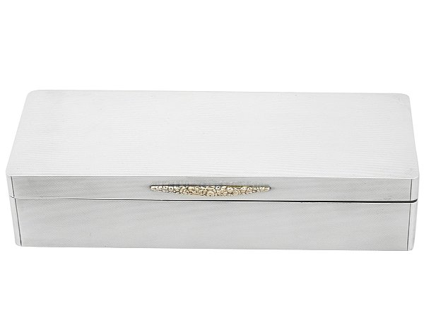 Antique Silver Jewellery Box