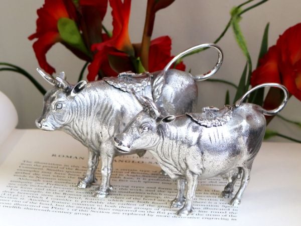 Continental Silver Cow Creamers