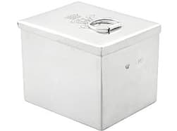 Sterling Silver Tea Caddy - Antique Victorian (1890)