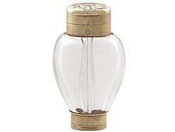 Sterling Silver and Glass Scent Bottle / Vinaigrette - Antique Circa 1880