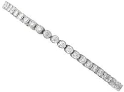 4.48ct Diamond and Platinum Tennis Bracelet