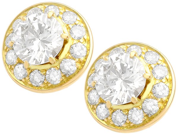 antique vintage diamond earrings