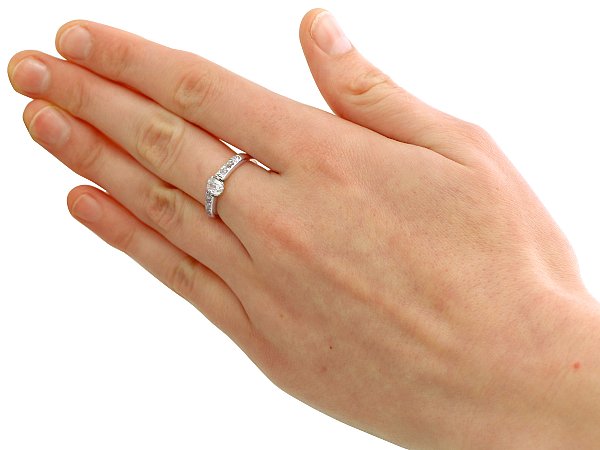 simple antique engagement ring