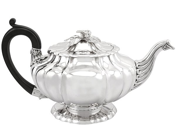 vintage antique silver coffee and teapots