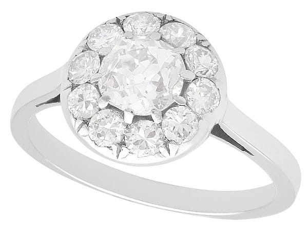 diamond cluster ring 1920s