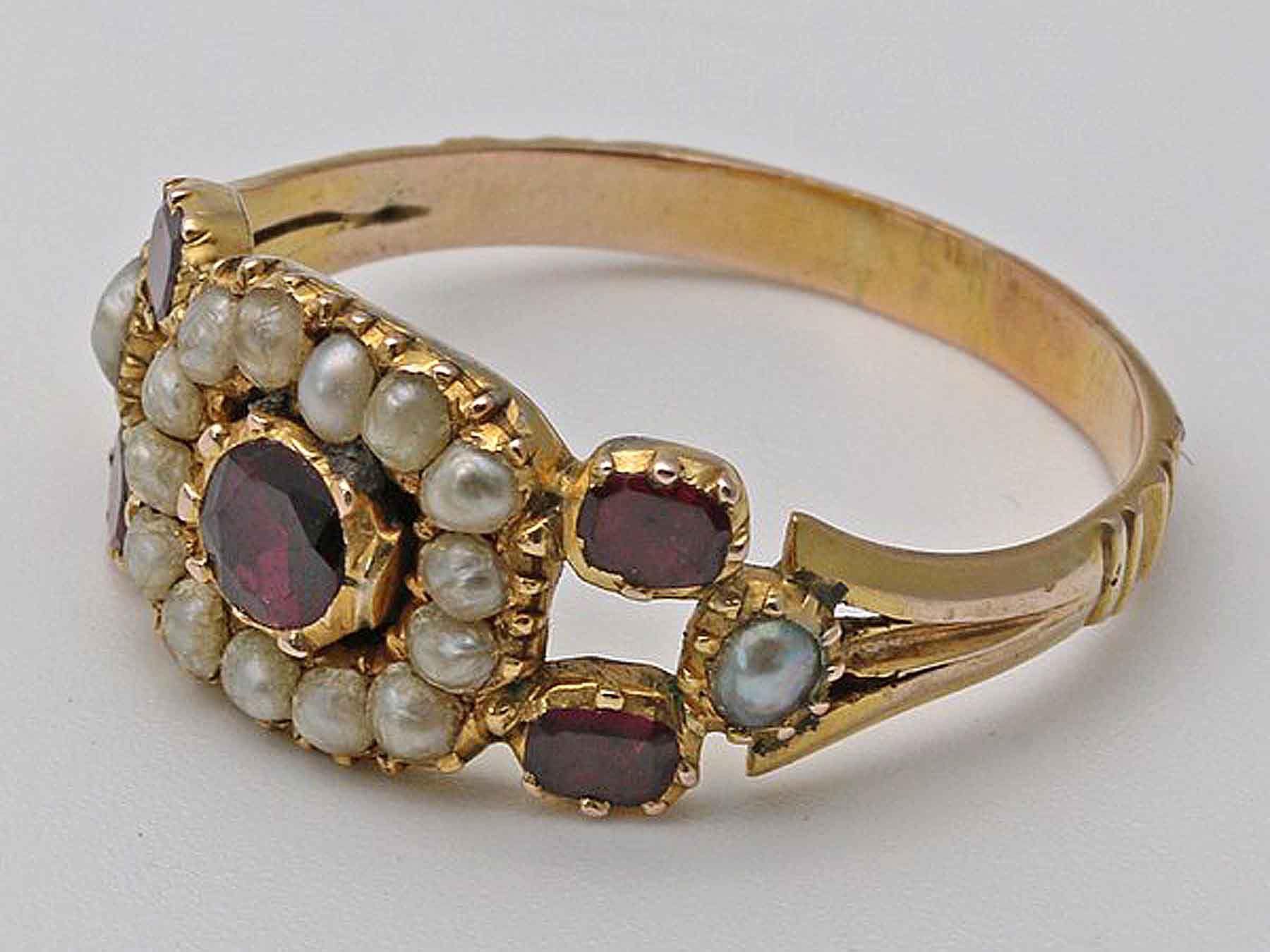 Georgian pearl ring