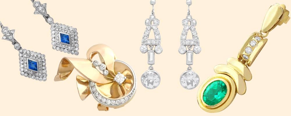 Art Deco drop earrings for sale