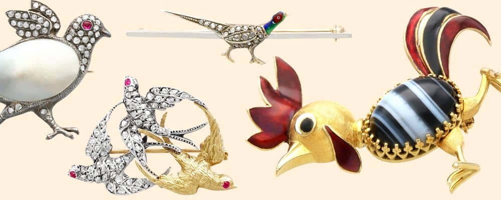 Bird Brooches for Sale