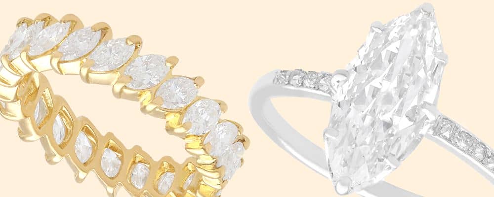 Marquise Cut Diamond Rings for Sale