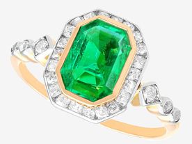 Art Deco Emerald Rings