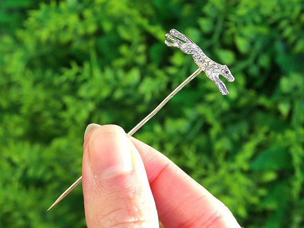 equestrian pin brooch