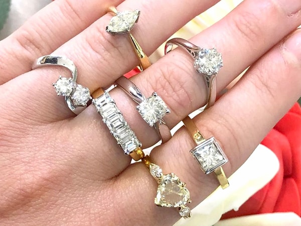 antique vintage diamond rings