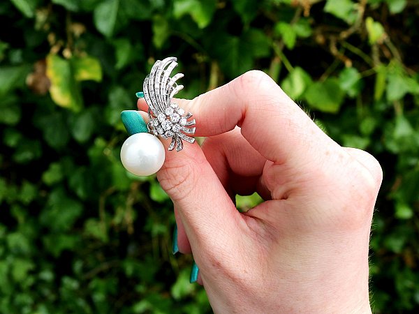 antique pearl earrings