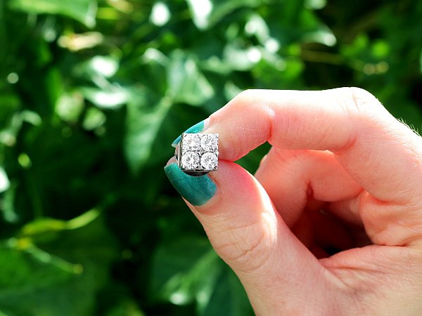 antique stud earrings