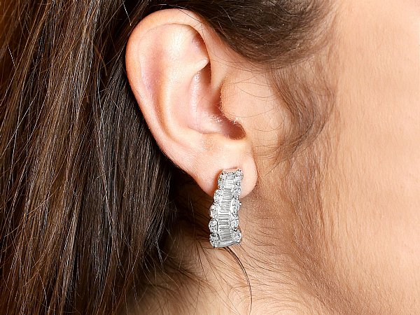 Avant Garde Diamond Earrings