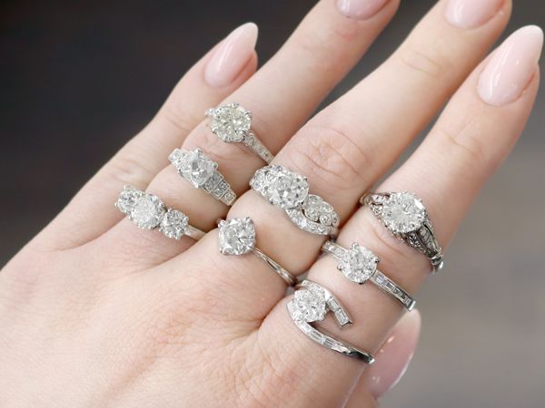 antique vintage diamond rings