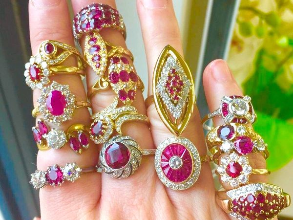 Vintage & Antique Ruby Rings | Engagement Rings | AC Silver