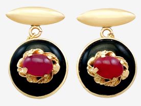 Ruby Cufflinks