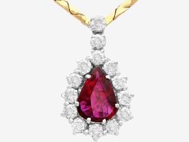 Ruby Pendants & Necklaces