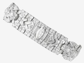 art deco diamond bracelet