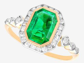 Art Deco Emerald Rings