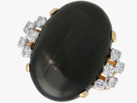 Black Stone Rings
