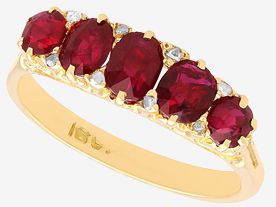 Edwardian ruby ring