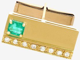 Emerald Cufflinks