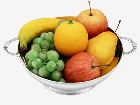 Silver Fruit Bowl