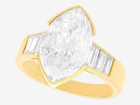 marquise cut diamond ring