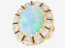 antique and vintage opal rings