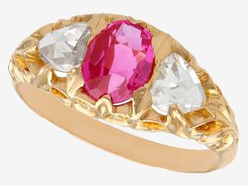 pink sapphire ring