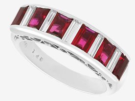 ruby eternity ring