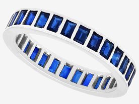 sapphire eternity ring